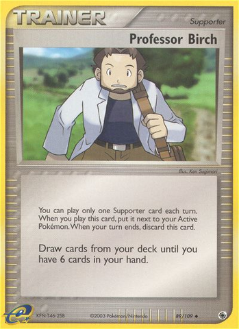 Professor Birch (89/109) [EX: Ruby &amp; Sapphire] 