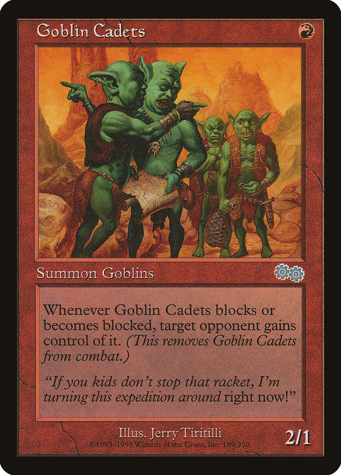 Goblin Cadets [Urza's Saga] 