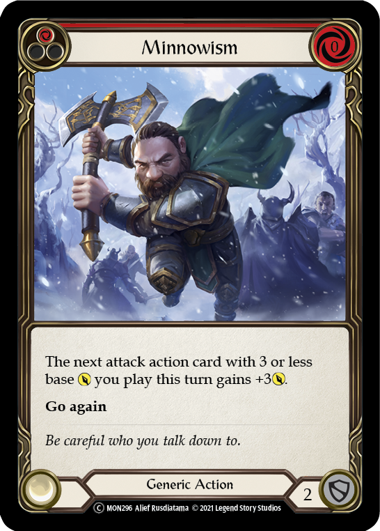 Minnowism (Red) [U-MON296-RF] (Monarch Unlimited) Unlimited Rainbow Foil 