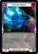 Read the Ripples (Blue) [FAB092] (Promo) Rainbow Foil 