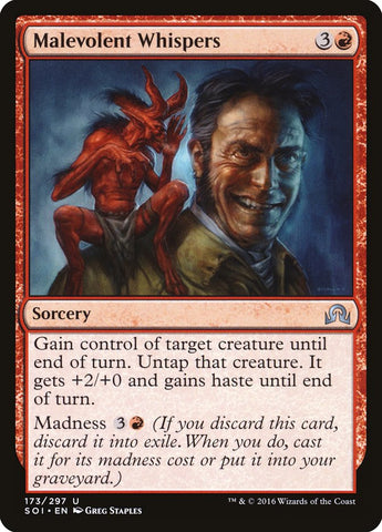 Malevolent Whispers [Shadows over Innistrad] 