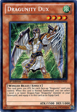 Dragunity Dux [HA03-EN031] Secret Rare 