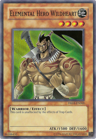 Elemental Hero Wildheart [DR04-EN068] Super Rare 