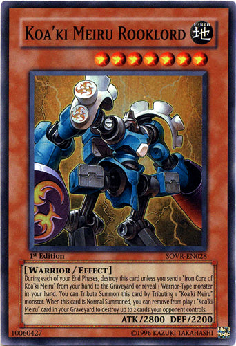 Koa'ki Meiru Rooklord [SOVR-EN028] Super Rare 