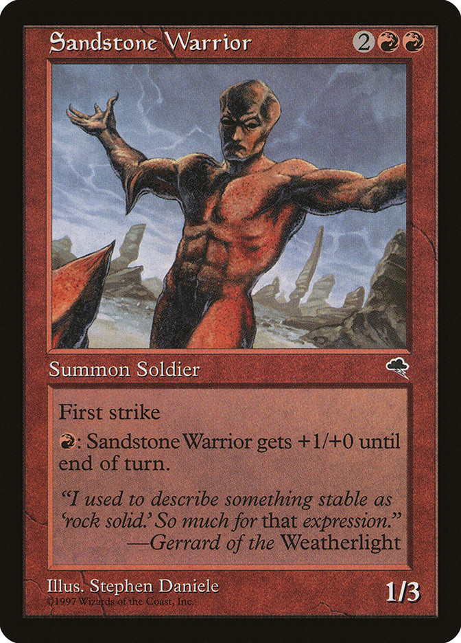Sandstone Warrior [Tempest] 