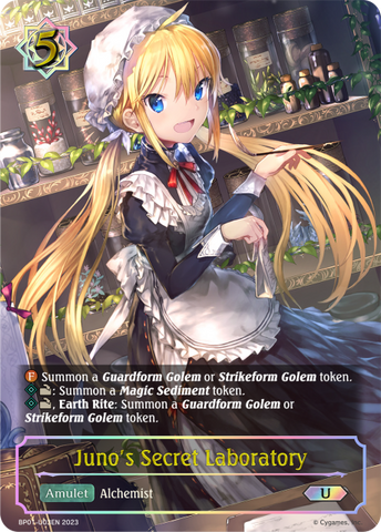 Juno's Secret Laboratory (BP01-U03EN) [Advent of Genesis] 