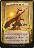 The Mighty Will Fall (Schemes) [Archenemy: Nicol Bolas Schemes] 