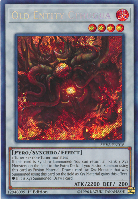 Old Entity Cthugua [SHVA-EN016] Secret Rare 