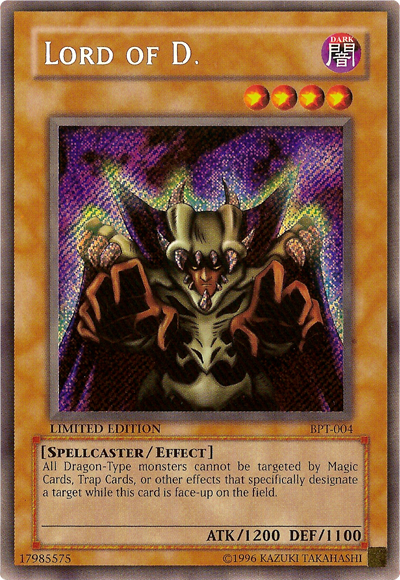 Lord of D. [BPT-004] Secret Rare 