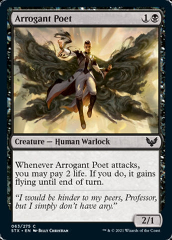 Arrogant Poet [Strixhaven: School of Mages] 