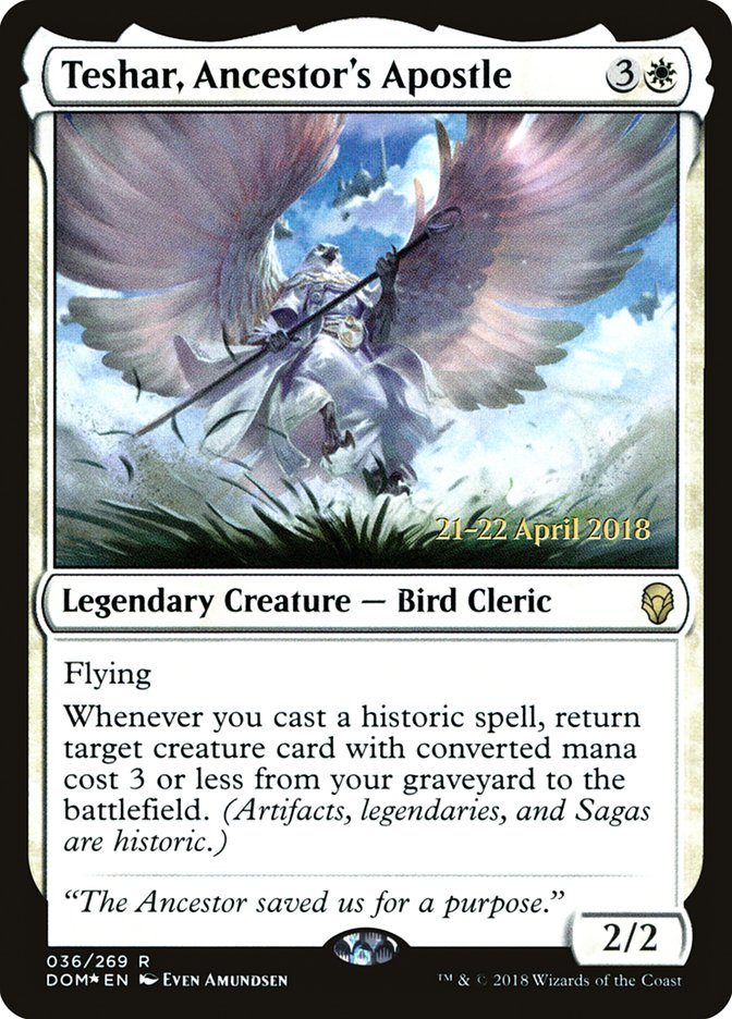 Teshar, Ancestor's Apostle [Dominaria Prerelease Promos] 