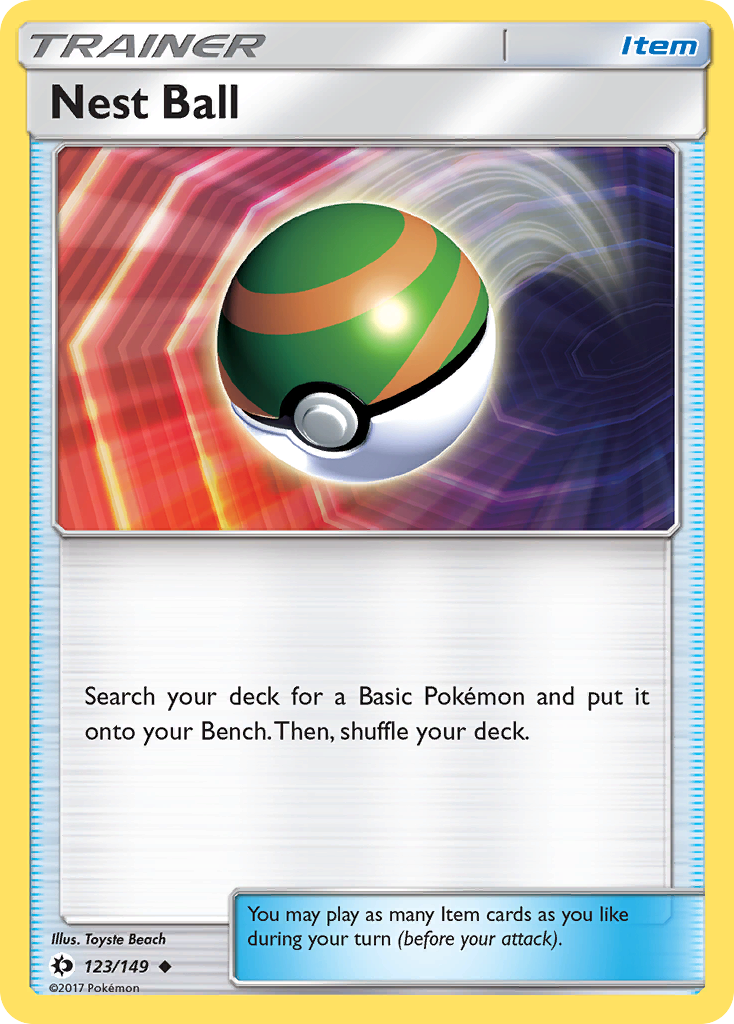 Nest Ball (123/149) [Sun &amp; Moon: Base Set] 