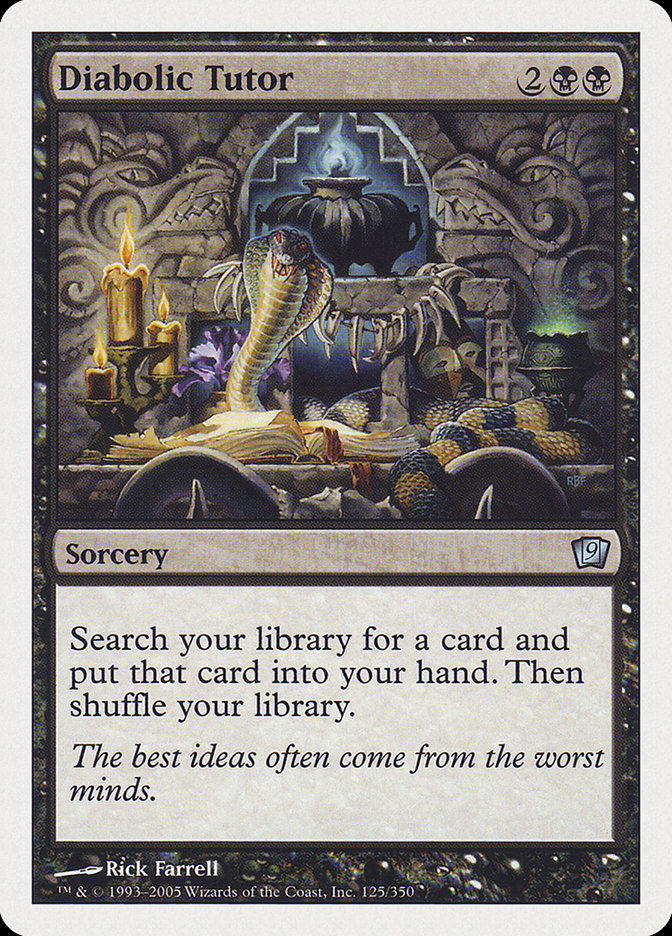 Diabolic Tutor [Ninth Edition] 