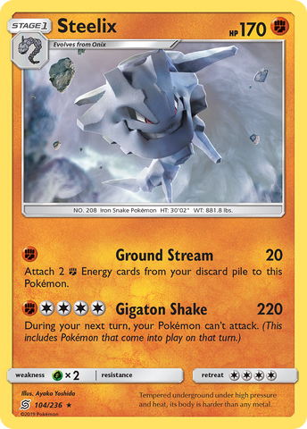 Steelix (104/236) [Sun &amp; Moon: Unified Minds] 