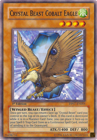 Crystal Beast Cobalt Eagle [DP07-EN006] Common 