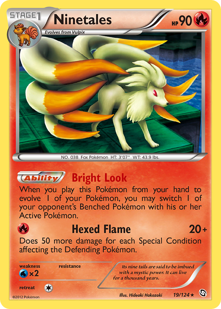 Ninetales (19/124) [Black &amp; White: Dragons Exalted] 