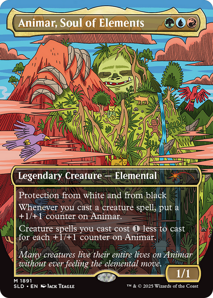 Animar, Soul of Elements (Rainbow Foil) [Secret Lair Drop Series] 