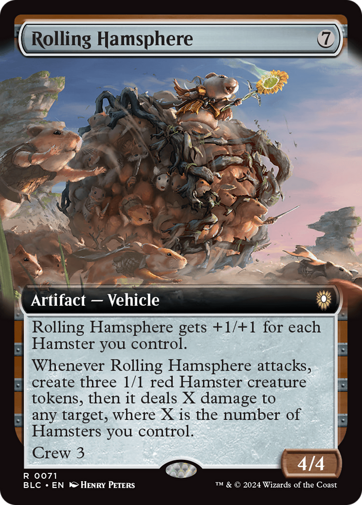 Rolling Hamsphere (Extended Art) [Bloomburrow Commander] 
