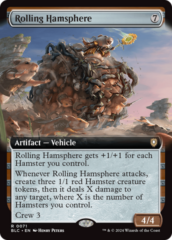 Rolling Hamsphere (Extended Art) [Bloomburrow Commander] 