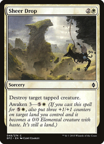 Sheer Drop [Battle for Zendikar] 