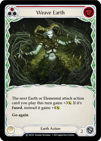 Weave Earth (Red) [U-ELE122] (Tales of Aria Unlimited) Unlimited Normal 