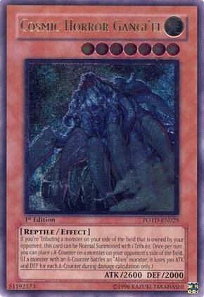 Cosmic Horror Gangi'el [POTD-EN029] Ultimate Rare 