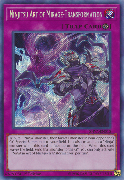 Ninjitsu Art of Mirage-Transformation [SHVA-EN015] Secret Rare 