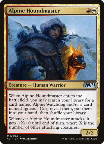 Alpine Houndmaster [Core Set 2021] 