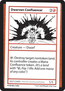 Dwarven Confluencer [Mystery Booster 2 Playtest Cards] 