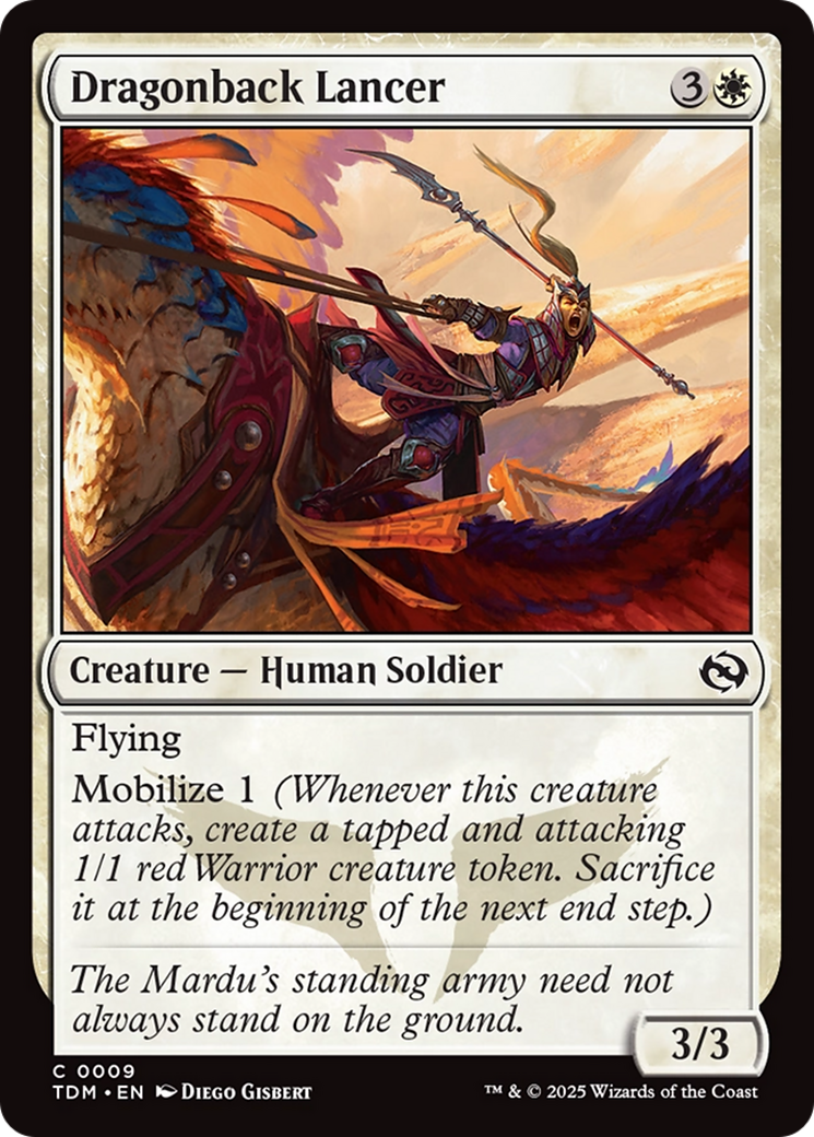 Dragonback Lancer [Tarkir: Dragonstorm] 