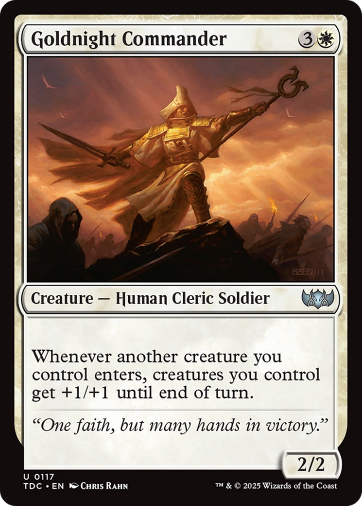 Goldnight Commander [Tarkir: Dragonstorm Commander] 