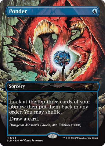 Ponder (1783) (Rainbow Foil) [Secret Lair Drop Series] 