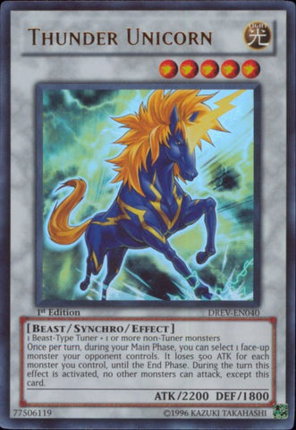 Thunder Unicorn [DREV-EN040] Ultra Rare 