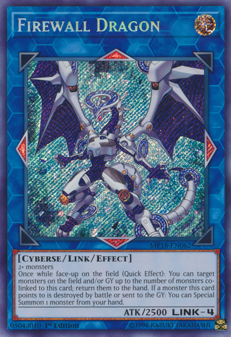 Firewall Dragon [MP18-EN062] Secret Rare 