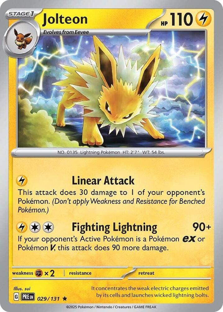 Jolteon (029/131) [Scarlet &amp; Violet: Prismatic Evolutions] 