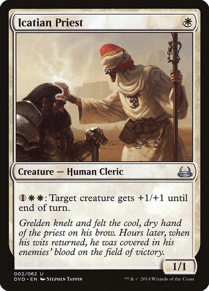 Icatian Priest (Divine vs. Demonic) [Duel Decks Anthology] 