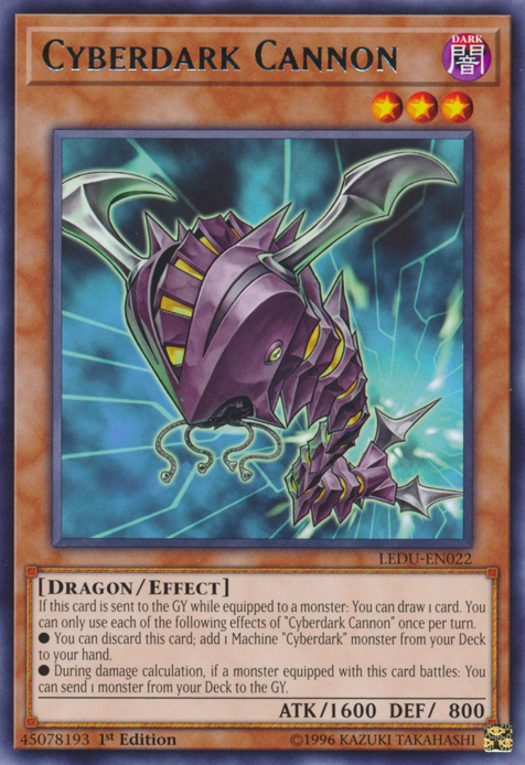 Cyberdark Cannon [LEDU-EN022] Rare 