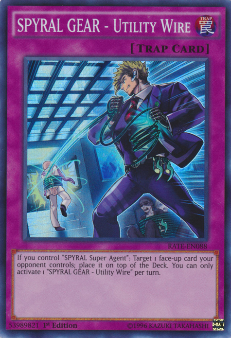 SPYRAL GEAR - Utility Wire [RATE-EN088] Super Rare 