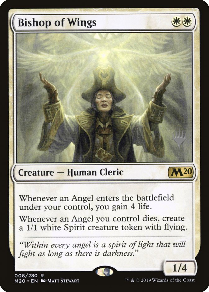 Bishop of Wings (Promo Pack) [Core Set 2020 Promos] 