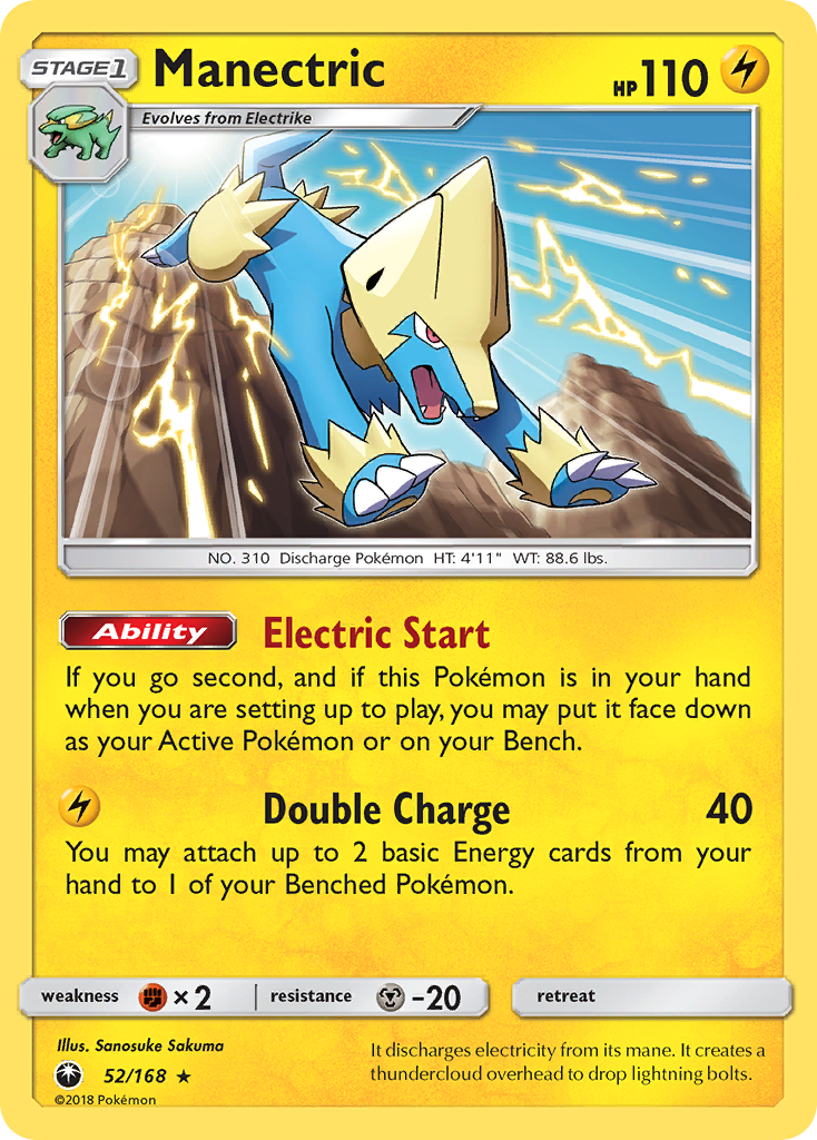 Manectric (52/168) [Sun &amp; Moon: Celestial Storm] 