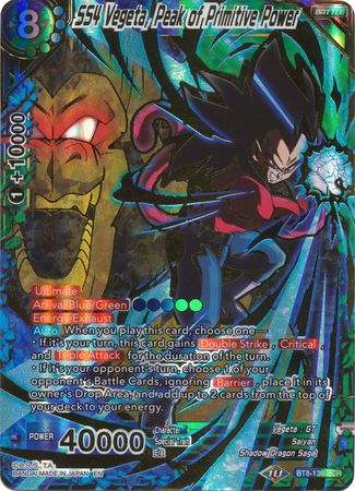 SS4 Vegeta, Peak of Primitive Power (BT8-136) [Malicious Machinations] 