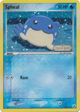 Spheal (65/92) (Stamped) [EX: Legend Maker] 