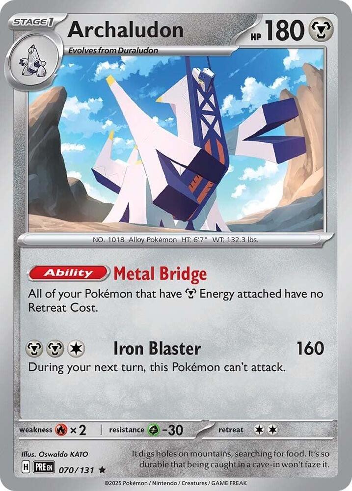 Archaludon (070/131) [Scarlet &amp; Violet: Prismatic Evolutions] 
