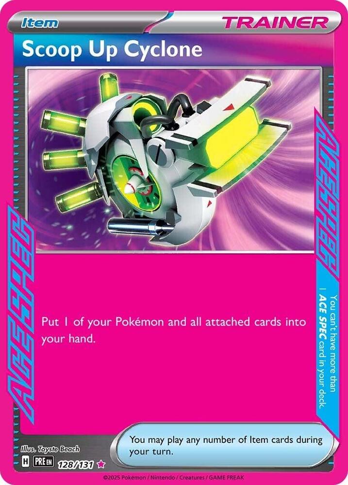 Scoop Up Cyclone (128/131) [Scarlet &amp; Violet: Prismatic Evolutions] 