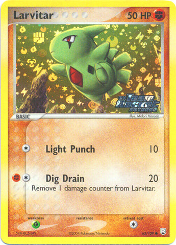 Larvitar (63/109) (Stamped) [EX: Team Rocket Returns] 