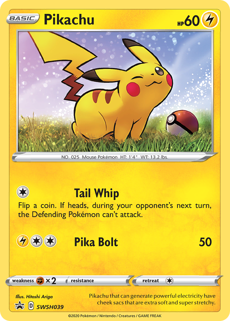 Pikachu (SWSH039) [Sword &amp; Shield: Black Star Promos] 