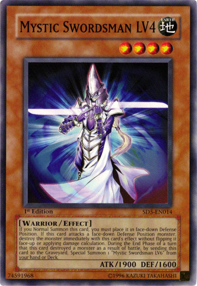 Mystic Swordsman LV4 [SD5-EN014] Common 