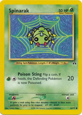 Spinarak (64/75) [Neo Discovery Unlimited] 