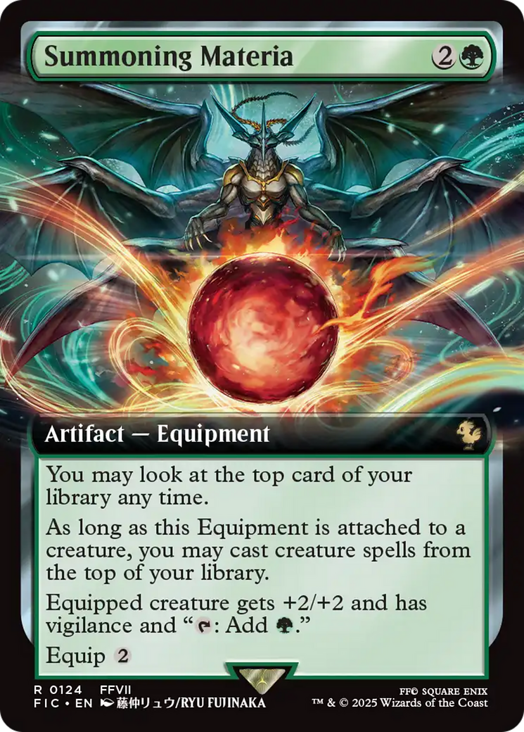 Summoning Materia (Extended Art) [FINAL FANTASY Commander] 