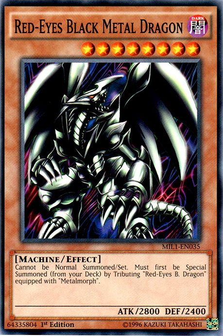 Red-Eyes Black Metal Dragon [MIL1-EN035] Common 